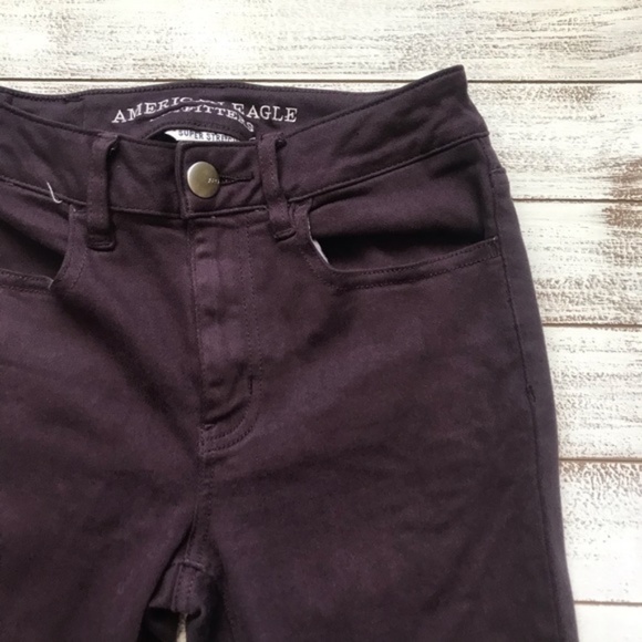 AMERICAN EAGLE HI-RISE JEAN JEGGING CROP - Picture 5 of 8